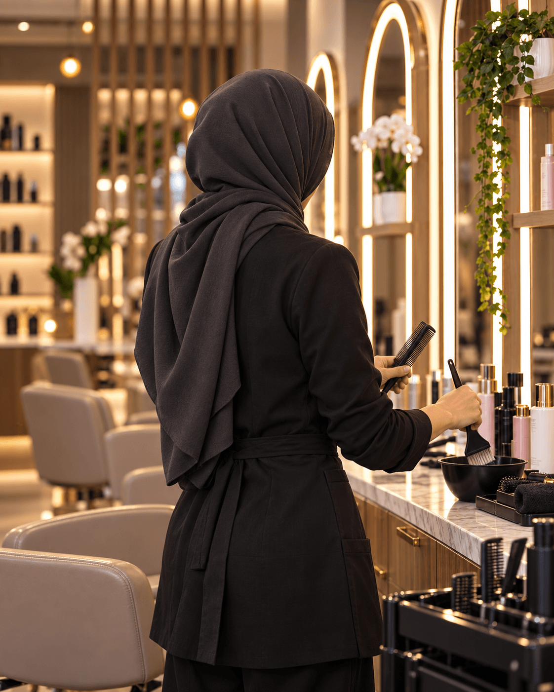 مريم — المديرة الإبداعية وخبيرة الصبغة